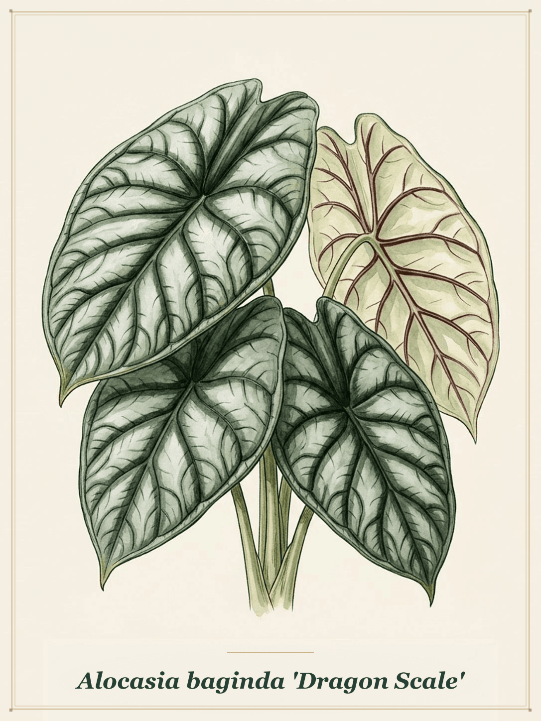 Dragon Scale Alocasia