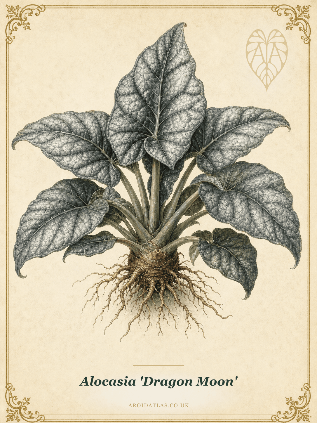 Dragon Moon Alocasia