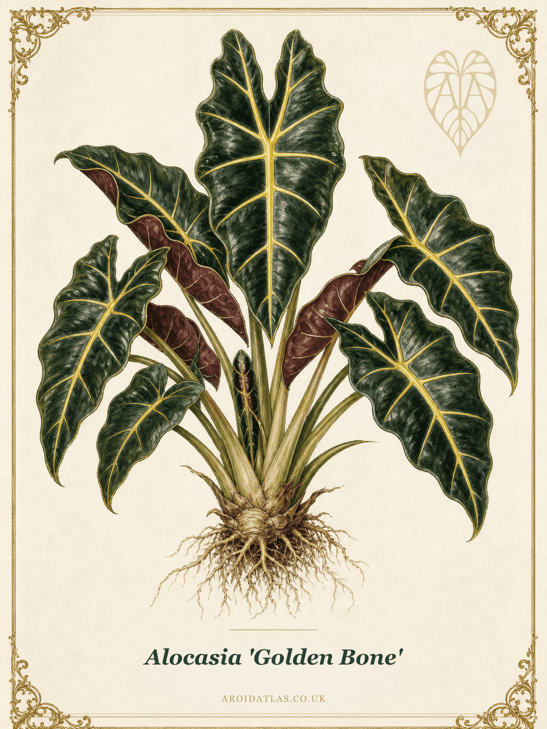 Golden Bone Alocasia