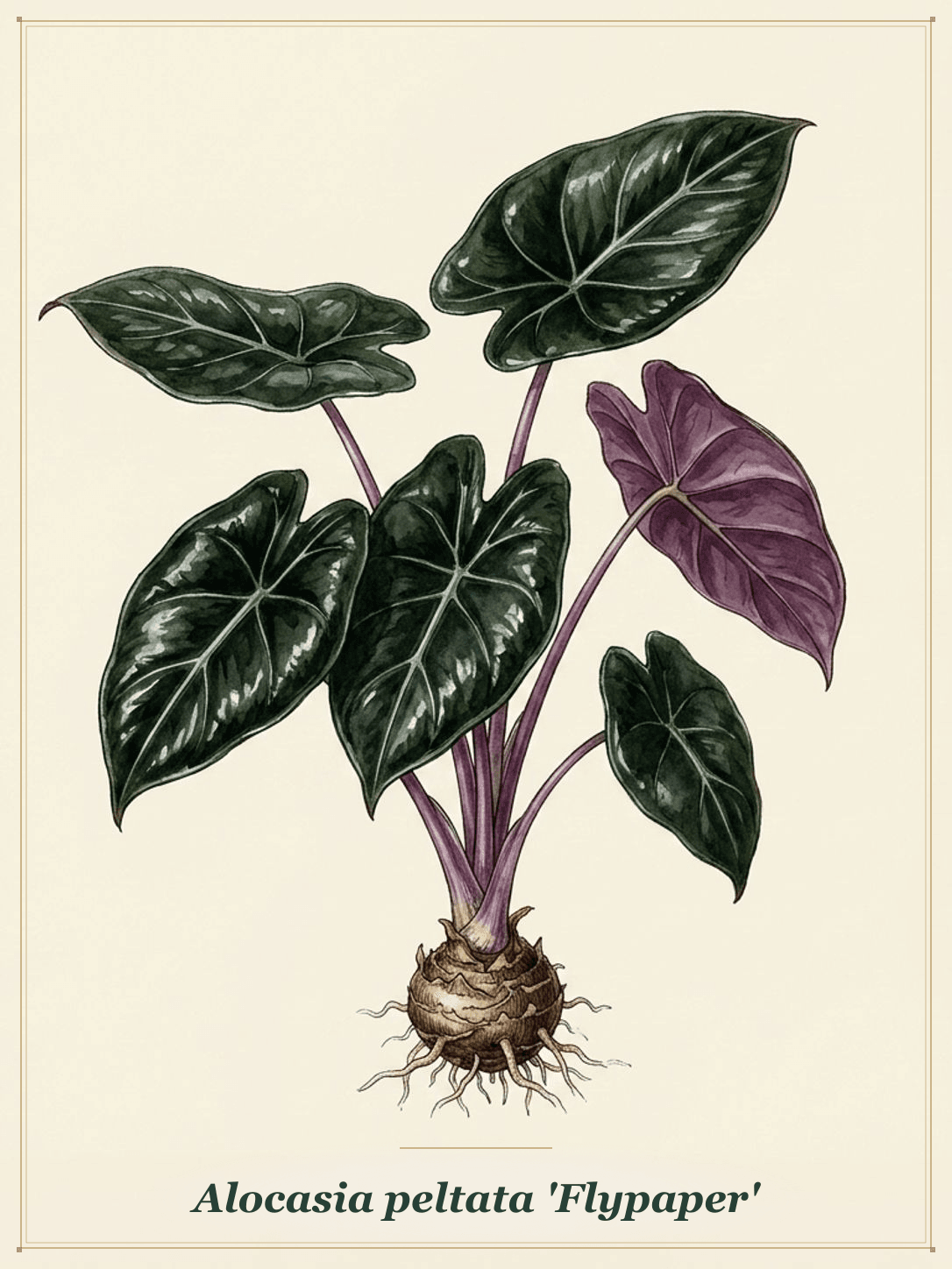 Flypaper Jewel Alocasia
