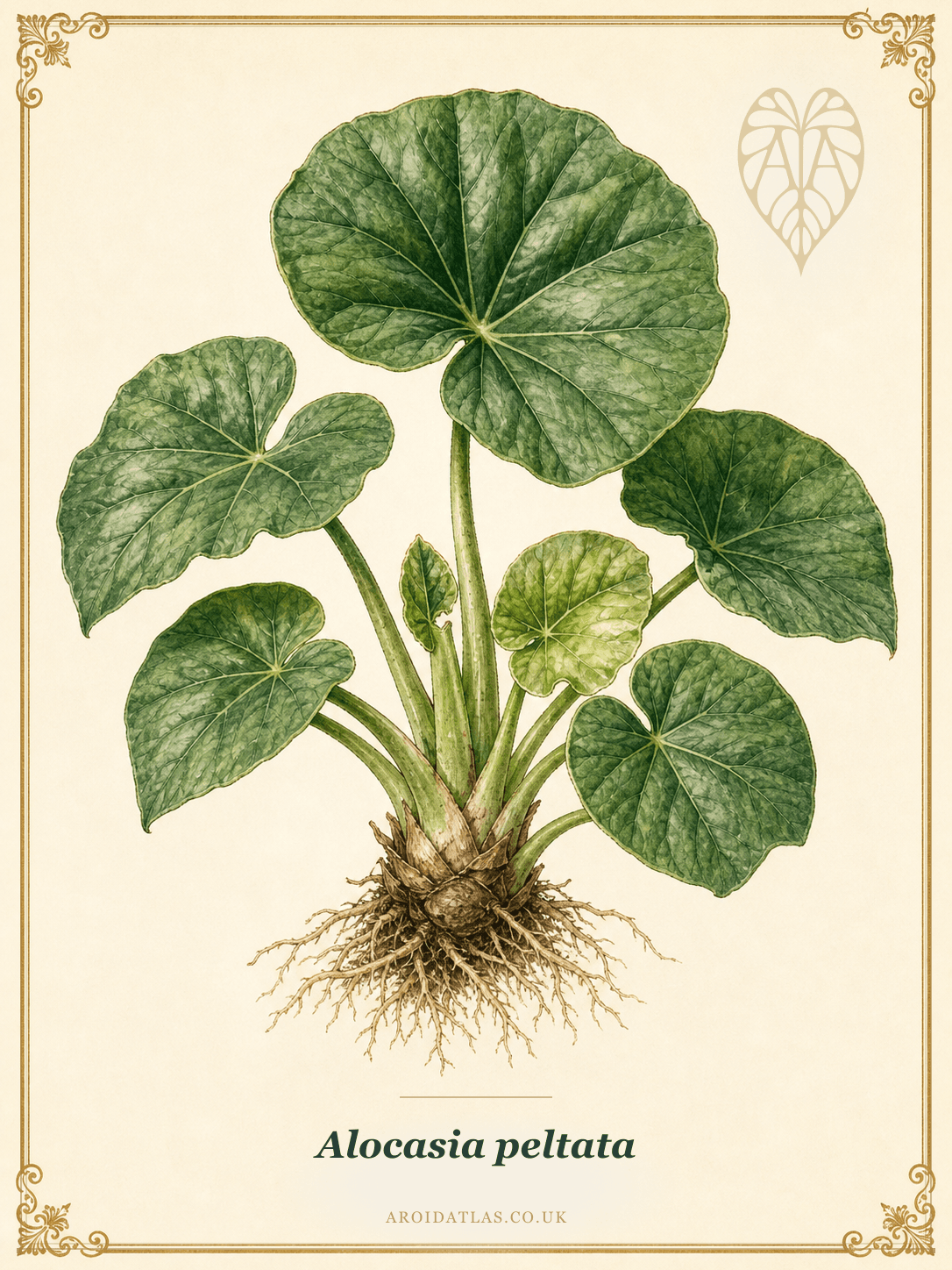 Peltate Alocasia
