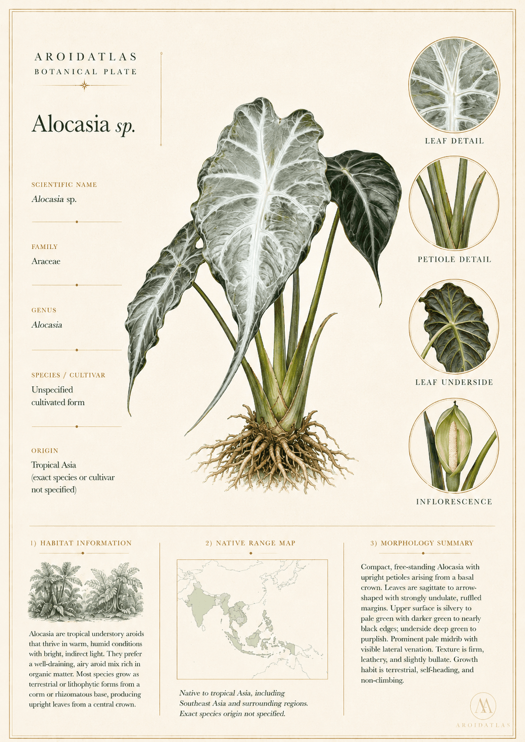Alocasia representative