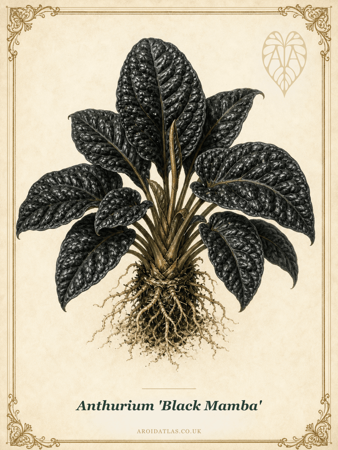 Black Mamba Anthurium
