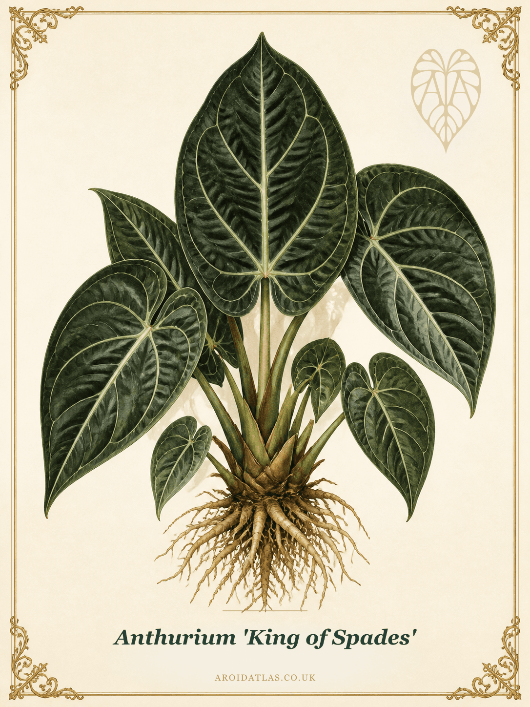 King of Spades Anthurium