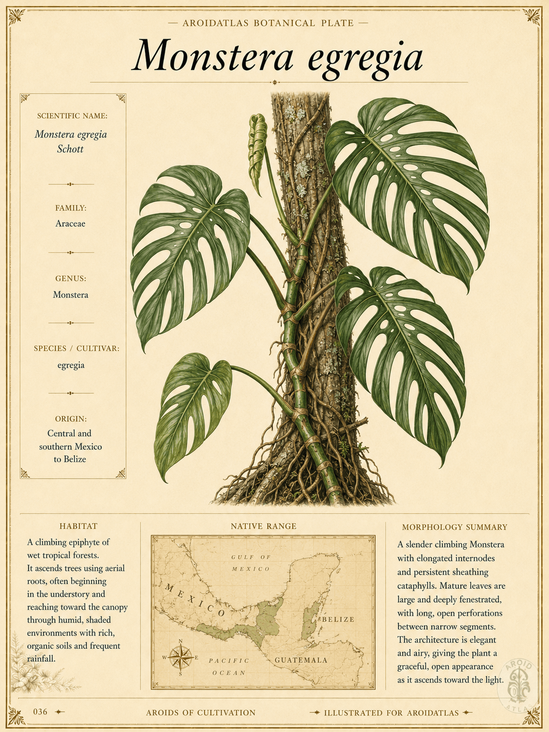 Monstera egregia