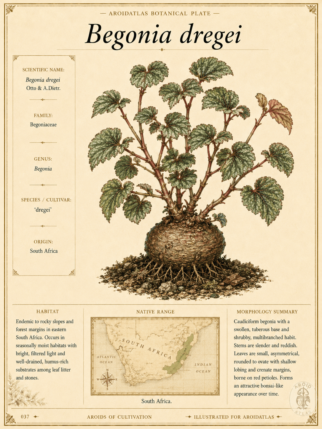 Caudex Begonia