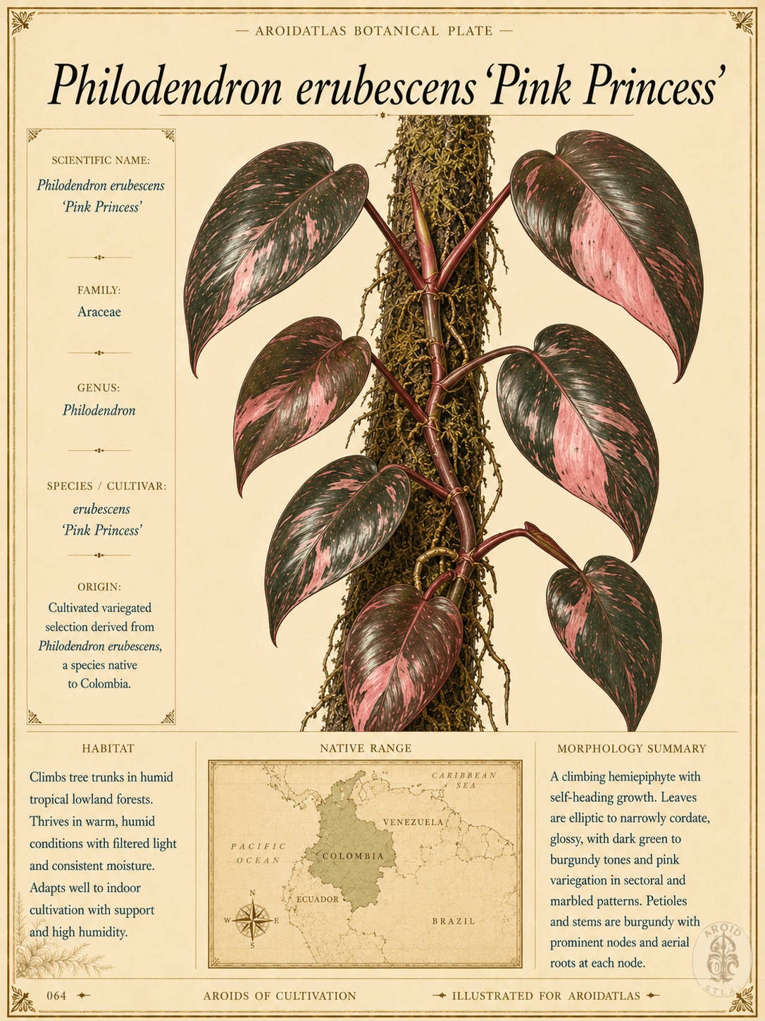 Pink Princess Philodendron