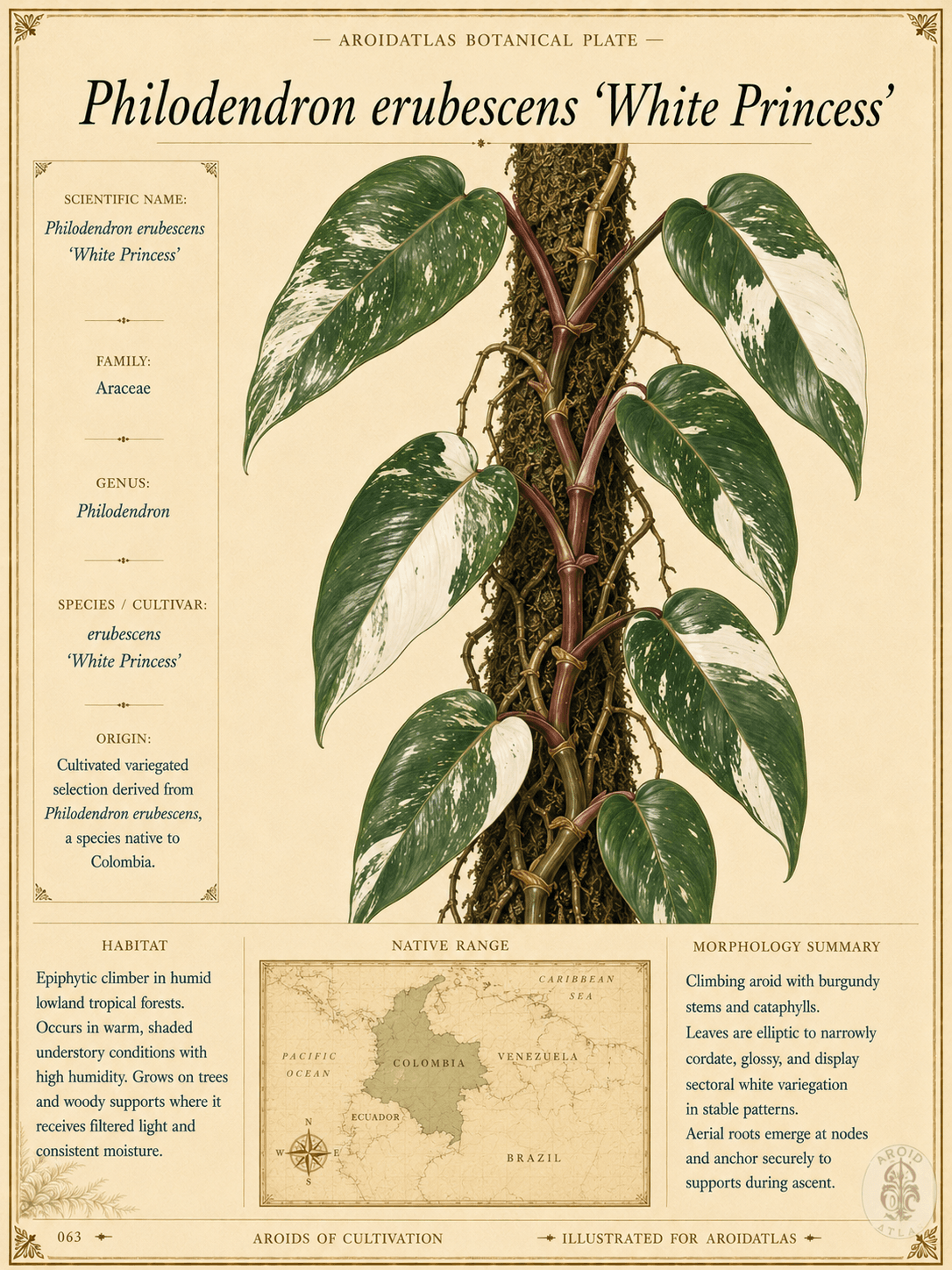 White Princess Philodendron