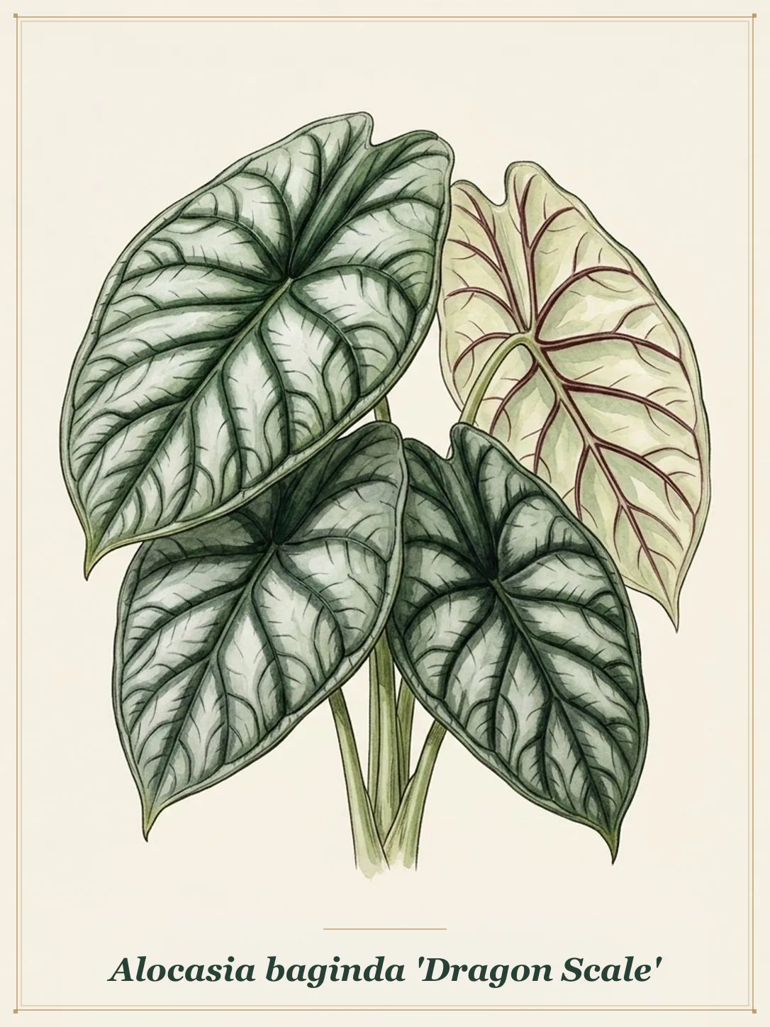 Dragon Scale Alocasia