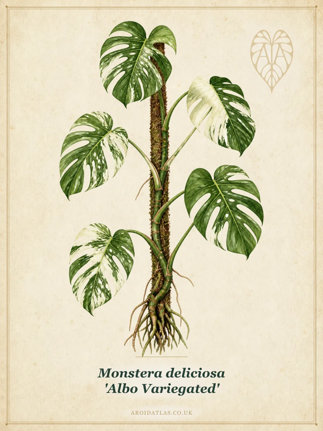 Albo Variegated Monstera